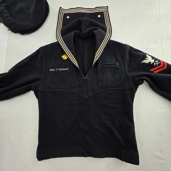 WWII US Navy Named Uniform Grouping John P Bambach 1944 Ration Books Photos - Picture 5 of 16